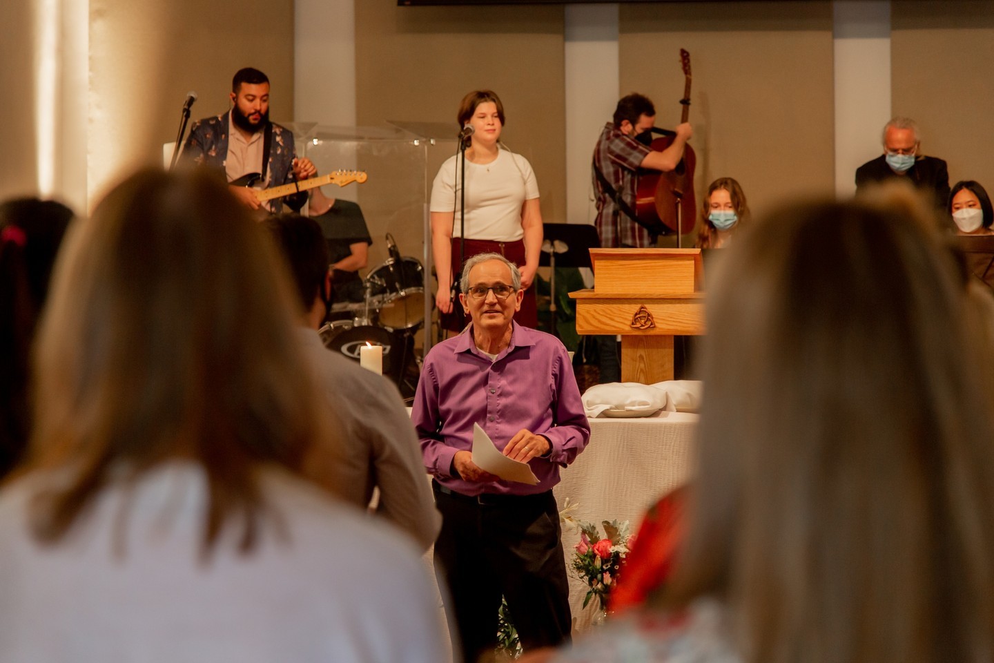 It's #Thursdayserveday! This week, we're featuring another worship ministry role, the liturgist (picture here featuring the wonderful George Howard). If you have felt called to participate in worship through reading scripture, leading the prayers of the people and communion please connect with Troi@eastsideatl.org to learn more.