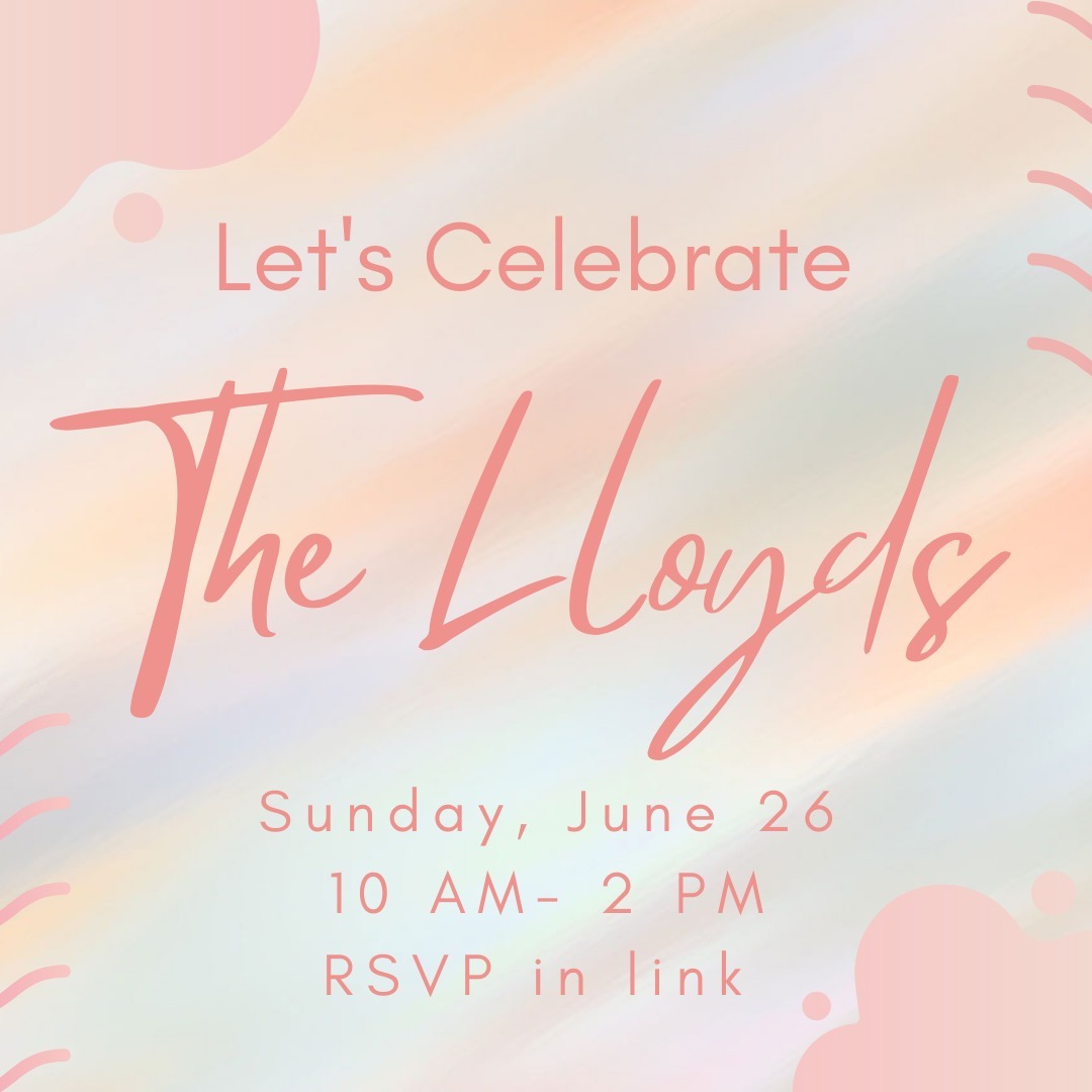 Tim's last Sunday is June 26, and we want to celebrate and thank the whole Lloyd family for the myriad of ways they've served Eastside over the last 11 years. We hope you'll join us in the celebration following service. ⁠
⁠
RSVP at the link in bio